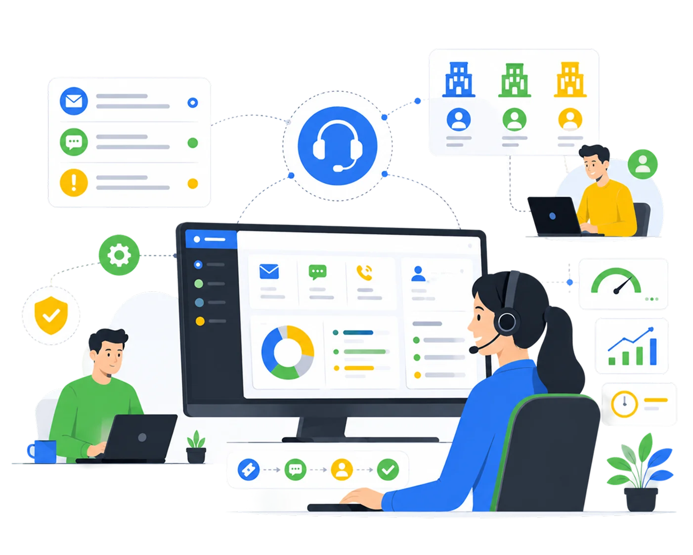 Helpdesk UI Mockup